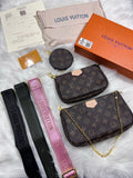 Pre Order Luxury Lv Trio Bag With Chain