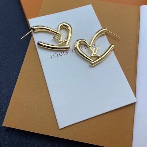 Pre Order Luxury Gold Heart Earrings