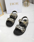 Pre Order Luxury CD Strap Sandals