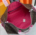 Pre Order Luxury Pink Duffel Bag