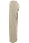 Wide Leg Tracksuit Bottoms In Beige