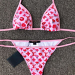 Pre Order Luxury Bikini In Pink/Red