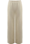 Wide Leg Tracksuit Bottoms In Beige