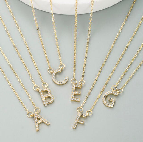 Initial Gold Necklaces